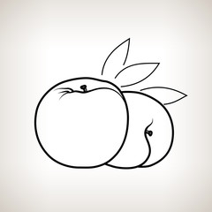 Peach in the Contours