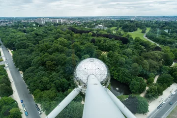 Foto op Canvas View from the top of the Atomium. Brussels, Belgium © rokicool