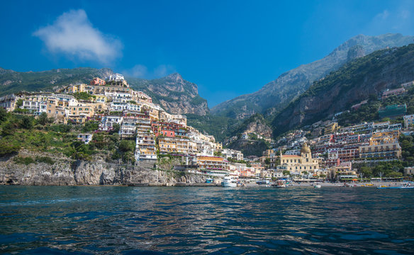 Small town of Positano, Amalfi Coast, Campania, Italy