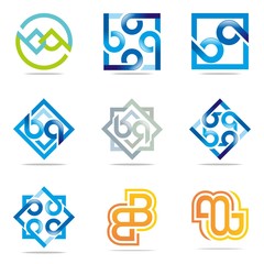 Logo all sales  abstract symbol Vector Design