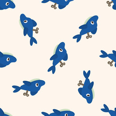 baby toy , cartoon seamless pattern background