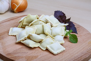 Raw ravioli