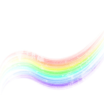 Colorful rainbow abstract illustration