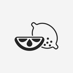 fruits lemon icon