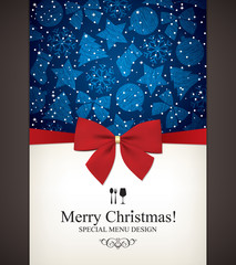 Special Christmas festive menu design - 85728026