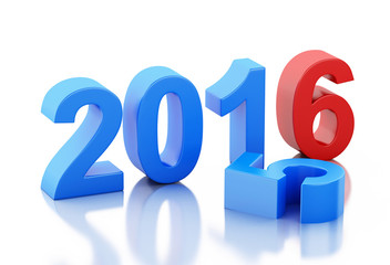 3d New Year 2016
