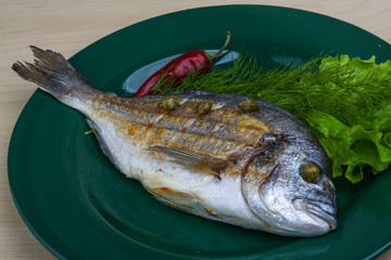 Grilled dorado