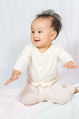 Fototapeta premium Asian Chinese Baby Smiling