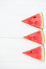 Slices of Fresh Watermelon