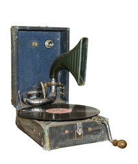 Old gramophone.