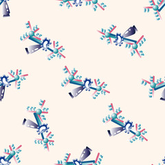Amusement park facilities , cartoon seamless pattern background