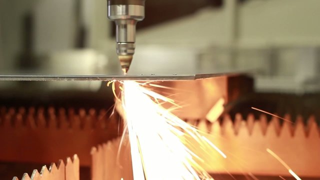 Laser Schneiden Metallplatte