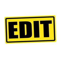 EDIT black stamp text on yellow