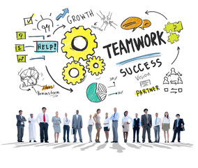 Teamwork Team Together Collaboration Corporate Business Concept
