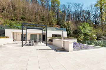 House, large tarrace, outdoor