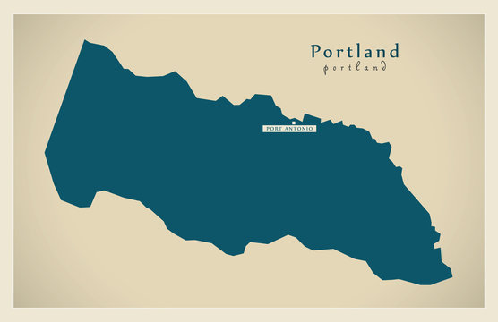 Modern Map - Portland JM