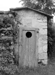 stye of old farmhouse in the countryside