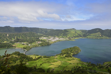 Lago Azul auf Sao Miguel, Azoren