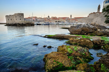 Fototapeta na wymiar Dubrovnik Panorama Stadt