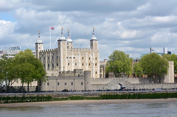Fototapeta na wymiar Tower of London in City of London - London UK