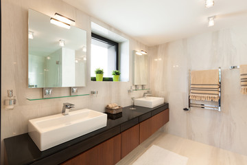 Naklejka na ściany i meble interior, comfortable bathroom