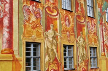 Fototapeta premium Fresken am Bamberger Rathaus