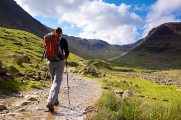 Fell walking in the Lake District