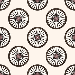 Bicycles equipment , cartoon seamless pattern background