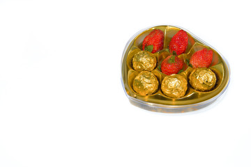 Strawberry with chocolate