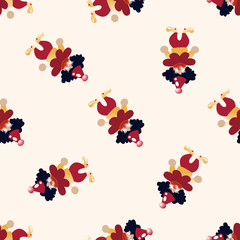 Fototapeta na wymiar clowns , cartoon seamless pattern background