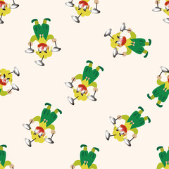 clowns , cartoon seamless pattern background