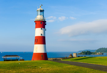 Smeaton´s Tower on the Hoe at Plymouth, Devon.