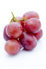 Grape on the white background. Fresh  berry.