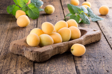 Fresh apricots