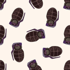 bomb , cartoon seamless pattern background