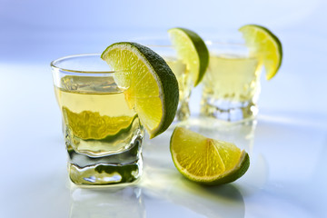 tequila with lime