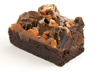 Chocolate cake piece