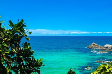 Looking out over the Pacific Ocean