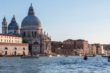 Fototapeta na wymiar Venice, Basilica di Santa Maria della Salute 45°25'53