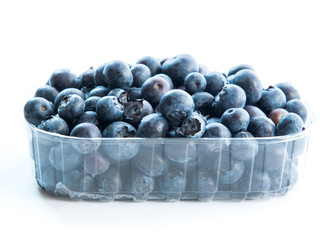 Blueberry in a plastic pack