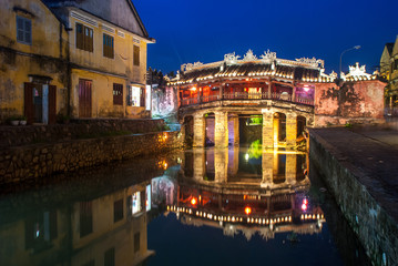 Japanese bridge in Hoi An Ancient town, Vietnam