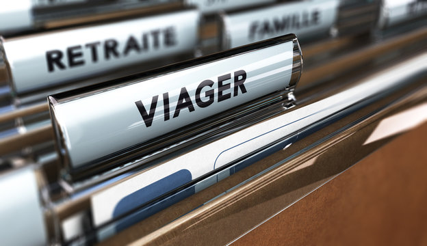 Contrat de vente en viager, rente viag&egrave;re.