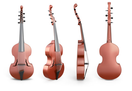 Viola D'Amore from different angles