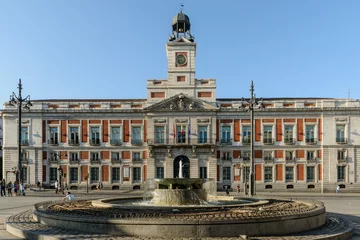 Fotobehang Madrid, Puerta del Sol © scabrn