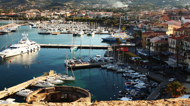 A timelapse from the Citadel in Calvi in Corsica
