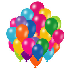 Fototapeta na wymiar Balloons Composition