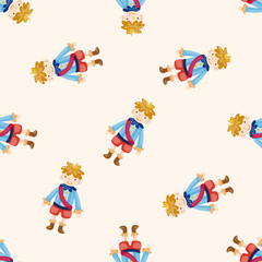 Obraz premium Royal theme prince , cartoon seamless pattern background