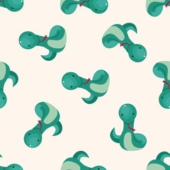 Chinese Zodiac snake , cartoon seamless pattern background