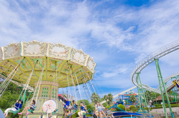 Fototapeta premium 空中ブランコ