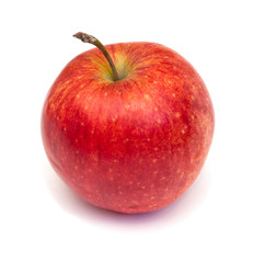  	
Red Apple on white background